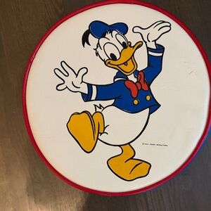 1960s Walt Disney Donald Duck Foot Stool